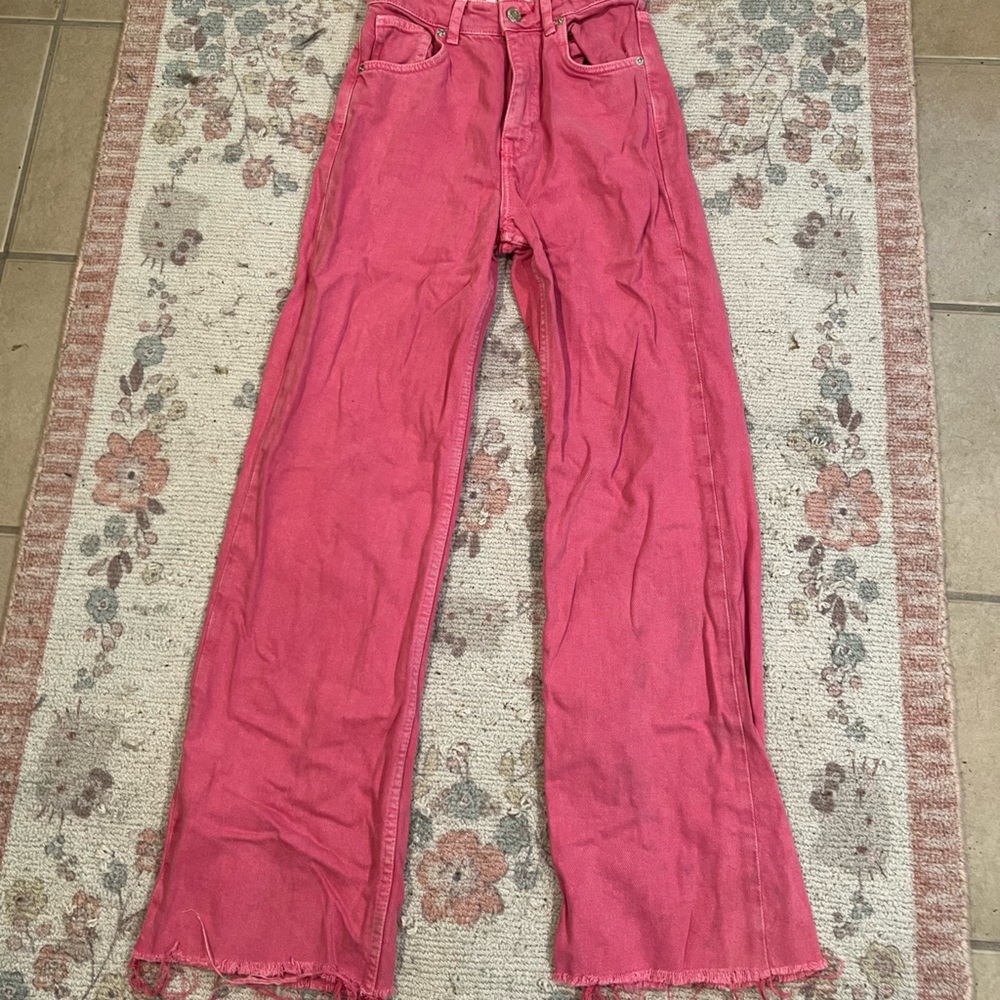 Zara pink jeans